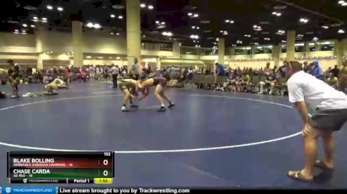 152 lbs Round 6 (10 Team) - Chase Carda, SD Red vs Blake Bolling ...