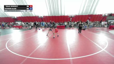 80 lbs 5th Place Match - Isaac Benedict, Sebolt Wrestling Academy vs Jackson Allen, Callan Wrestling Academy
