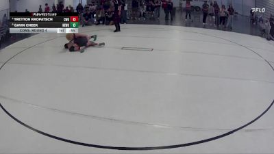 141 lbs Cons. Round 4 - Treyton Kropatsch, CWO vs Gavin Cheek, Nebraska Elite Wrestling Club