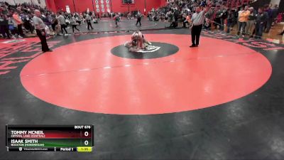 215 lbs Cons. Round 5 - Tommy McNeil, Crystal Lake (CENTRAL) vs Isaak Smith, Rockton (Hononegah)