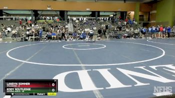 157 lbs Semifinals (8 Team) - Kody Routledge, EDMOND NORTH vs Landyn Sommer, STILLWATER