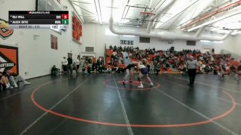 175 lbs Semifinal - Eli Hill, Laurel vs Alex Sitz, Cody