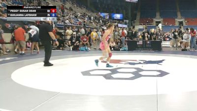 110 lbs Cons. Quarters - Peggy Susan Dean, Colorado vs Guilianna Latshaw, Pennsylvania