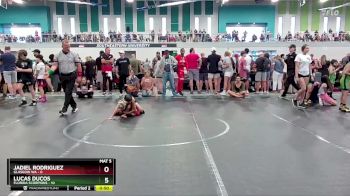 56 lbs Round 1 (6 Team) - Lucas Ducos, Florida Scorpions vs Jadiel Rodriguez, Glasgow WA
