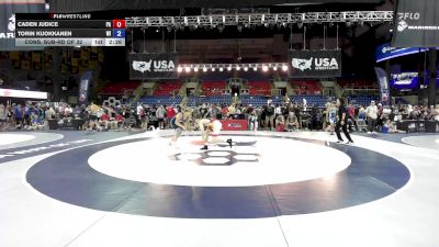 150 lbs Cons. Sub-rd Of 32 - Caden Judice, PA vs Torin Kuokkanen, WI
