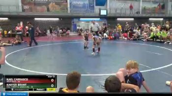 60 lbs Round 6 (8 Team) - Kael Carrasco, NOLA Gold vs Karter Brant, Full Throttle Wrestling