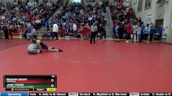 152 lbs Quarterfinal - Reagan Grant, Sparkman vs Josie Faison, Northside Methodist Academy
