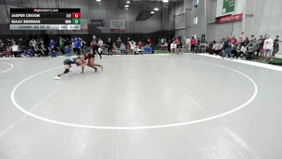 132 lbs Champ. Rd Of 32 - Isaac Beirman, Moen Wrestling Academy vs Jasper Croom, Sons Of Thunder