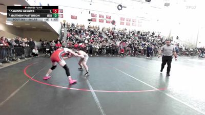 150 lbs 3rd Place - Camden Hawkes, Silver Lake vs Matthew Patterson, Middleborough