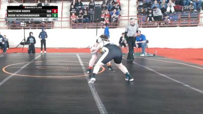 135_B lbs Round Of 32 - Matthew Keefe, Franklin Regional vs Bode Schoeneberger, Nazareth