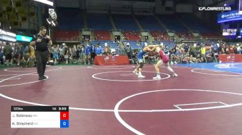 120 lbs Cons 64 #2 - John Babineau, Minnesota vs Korbin Shepherd, Missouri