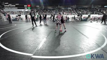 66 lbs Semifinal - Safari Castor, Woodward Youth Wrestling vs Tinslynn Burdick, Perry Wrestling Club