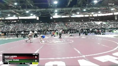 106 lbs Cons. Round 3 - Thomas Young, La Pine vs Nash Larsen, Coeur D Alene