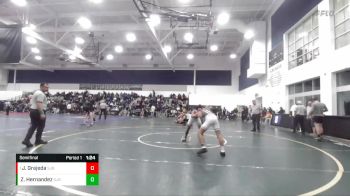 132 lbs Semifinal - Jesse Grajeda, Sj Bosco vs Zaydrein Hernandez, Sj Bosco