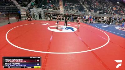 49 lbs Semifinal - Ryker Henderson, Top Of The Rock Wrestling Club vs Tracy Froman, Top Of The Rock Wrestling Club