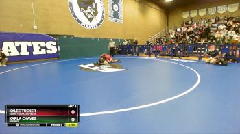 120 lbs Cons. Round 3 - Karla Chavez, Nipomo vs Kylee Tucker, Liberty (Bakersfield)