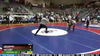 5A 126 lbs Quarterfinal - Matt Kara, Lake Hamilton vs Jace Merced, Beebe High