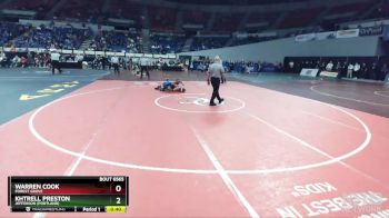 6A-120 lbs Cons. Semi - Khtrell Preston, Jefferson (Portland) vs Warren Cook, Forest Grove