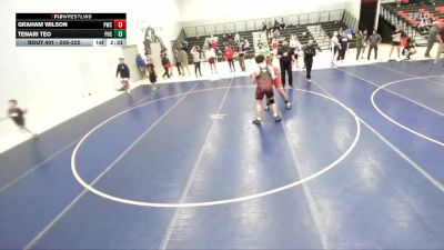 205-225 lbs Round 1 - Tenari Teo, Pineview High School vs Graham Wilson, Prestige Wrestling Club