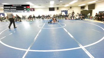 106 lbs Cons. Round 6 - Manuel Cacoilo, Gilroy vs Domanic Macias, Woodlake Union