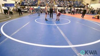 70-75 lbs Rr Rnd 4 - Dax Thompson, IRONMEN Wrestling Club vs Nolan Quillman, Jenks Trojan Wrestling Club