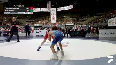 All Cadet Boys Freestyle Lower - 106 lbs Quarters - Mavrik Harrell, LAWC vs Victor Lugo, Brawley Wrestling Academy