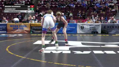 114 lbs Preliminaries - Braden Boardman, Shippensburg vs Jackson Hoy, Trinity