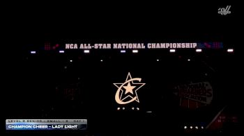 Champion Cheer - Lady Light [2026 L5 Senior - Small - B Day 1] 2026 NCA All-Star National Championship
