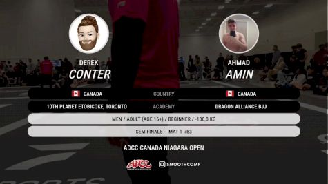 Derek Conter vs Ahmad Amin 2025 ADCC Niagara Open