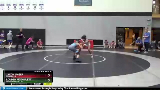 125 lbs Placement Matches (16 Team) - Jaxon Unger, Alabama vs Louden ...