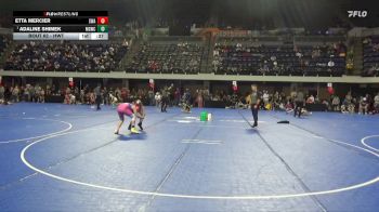 Round 3 - Adaline Shimek, Cresco Youth Wrestling Club vs Etta Mercier, Summit Wrestling Academy