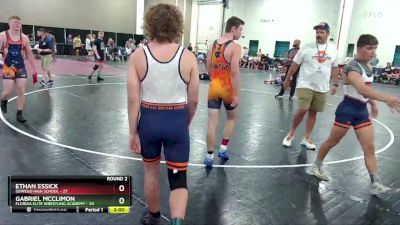 165 lbs Round 2 (10 Team) - Ethan Essick, Oswego High School vs Gabriel Mcclimon, Florida Elite Wrestling Academy