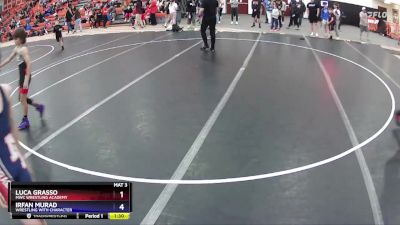 86 lbs Round 1 - Luca Grasso, MWC Wrestling Academy vs Irfan Murad, Wrestling With Character