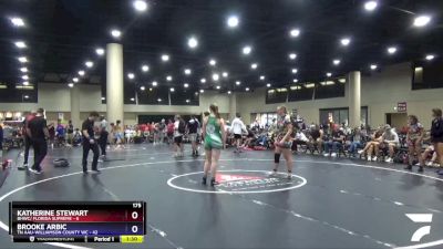 175 lbs Round 2 (6 Team) - Brooke Arbic, TN AAU-Williamson County WC vs Katherine Stewart, BHWC/ Florida Supreme