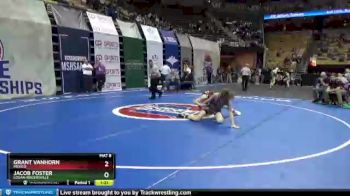 132 lbs Champ. Round 1 - Grant VanHorn, Mexico vs Jacob Foster, Logan-Rogersville