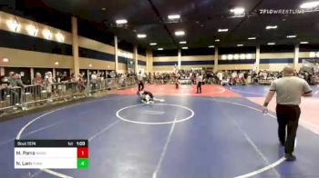 126 lbs Round Of 64 - Michael Parra, Manu Wr Ac vs Nathan Lam, Poway Elite