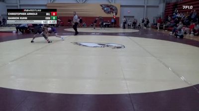 125 lbs Quarterfinal - Christopher Arnold, Millikin vs Gannon Kuhn, Cornell College