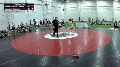 115 lbs Remington Van Duysen, South Dakota Bronze vs Emmaria Cullinan, North Dakota Red