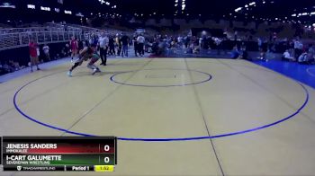 110 lbs Champ. Round 2 - Jenesis Sanders, Immokalee vs I-Cart Galumette, SEVEREPAIN WRESTLING