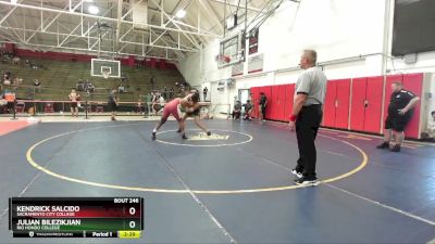 285 lbs Semifinal - Julian Bilezikjian, Rio Hondo College vs Kendrick Salcido, Sacramento City College