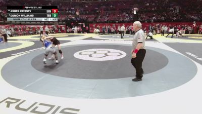 120 lbs Champ. Rd Of 16 - Derion Williams, Trinity vs Asher Crissey, Sandy Valley