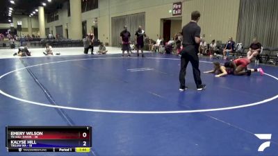 130 lbs Semis (4 Team) - Emery Wilson, TN AAU- Havok vs Kalyse Hill, Trojan WA