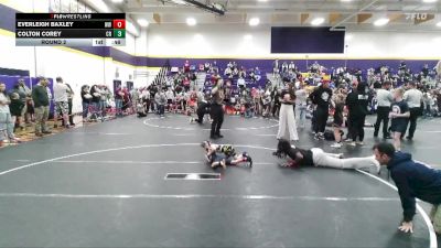 45 lbs Round 2 - Colton Corey, Carolina Reapers vs Everleigh Baxley, West Wateree