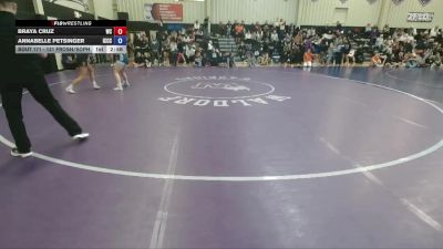 131 Frosh/soph Quarterfinal - Braya Cruz, Wartburg vs Annabelle Petsinger, Iowa Central Community College