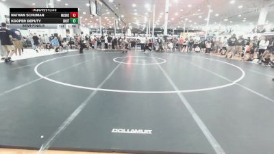 108 lbs Semifinal - Nathan Schuman, Mat Assassins Black - HSC vs Kooper Deputy, Team Shutt Mau Mau - HSC