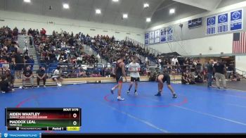 125 lbs Cons. Semi - Aiden Whatley, Sunkist Kids Monster Garage vs Maddox Leal, Temecula
