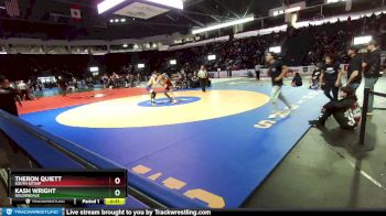 132 lbs Cons. Round 3 - Kash Wright, Goldendale vs Theron Quiett, South Kitsap