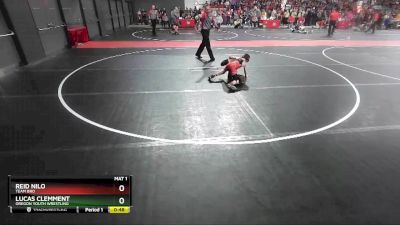 60 lbs Cons. Round 3 - Reid Nilo, Team Bro vs Lucas Clemment, Oregon Youth Wrestling