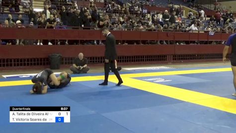 Ana Talita De Oliveira Alencar vs Thaynara Victoria Soares Da Silv 2024 Pan IBJJF Jiu-Jitsu No-Gi Championship