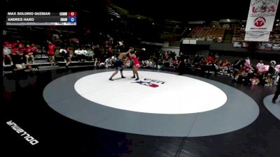 215 lbs Max Solorio Guzman, CMWA - Coastal Mountain Wrestling Association vs Andres Haro, BAWA-Bay Area Wrestling Association